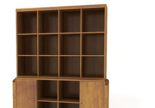 Wooden Bookcase Ash Wood Furniture