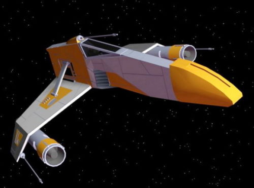 Star Wars Aircraft E-wing Fighter