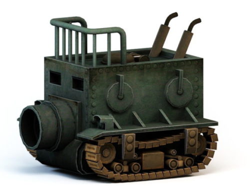 Steampunk Tank Weapon