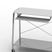 Office Computer Table, Steel Frame Table Furniture