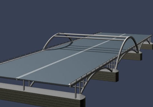 Steel Structure Building Footbridge