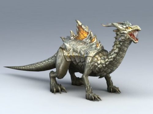 Stone Dragon Character Animal