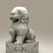 Chinese Stone Lion Statue | Animals
