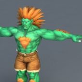 Street Fighter Blanka Game Character