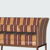 Striped Fabric Furniture Couch