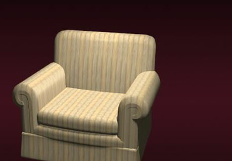 Striped Furniture Sofa Chair