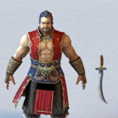 Character Strong Male Warrior