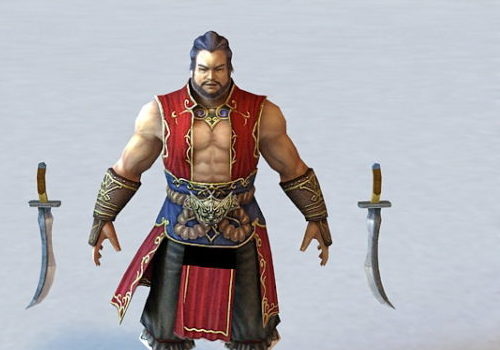 Character Strong Male Warrior