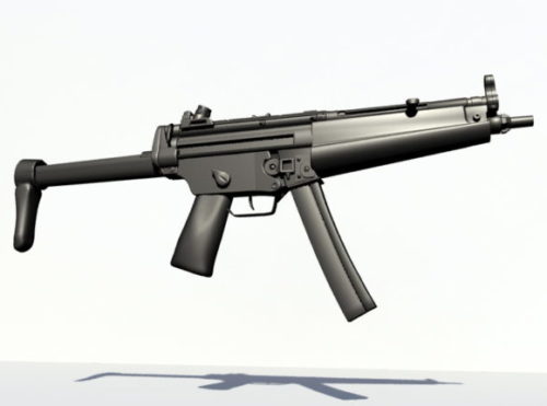 Submachine Assault Rifle Weapon Gun