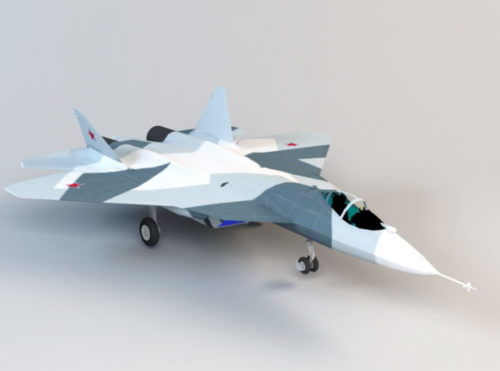 Sukhoi T-50 Russian Fighter Jet