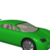 Green Super Sports Car