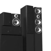 Surround Sound Electronic Speaker System