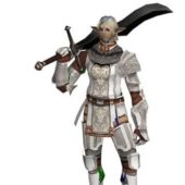 Swordsman Character With Big Sword