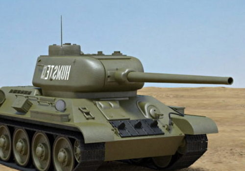 Military T-34-85 Tank