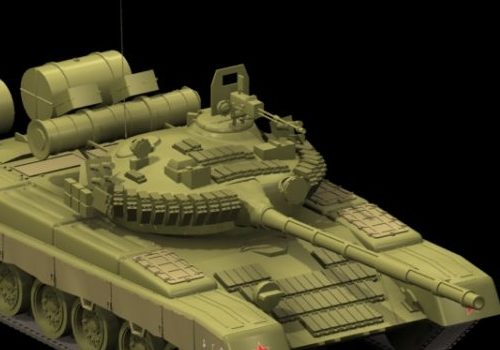 Military T-80 Main Battle Tank