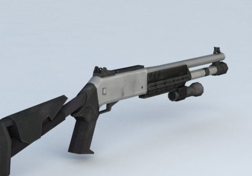Gun Tactical Shotgun Scope With Laser