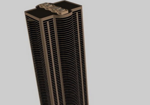 City Tall Building For Office Building