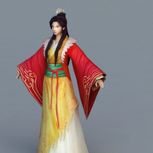 Ancient Tang Dynasty Woman Character