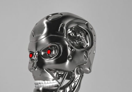 Terminator Character T-800 Head Skull