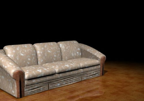 Three Cushion Couch Furniture