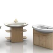 Three Kinds Of Wood Washstand | Furniture