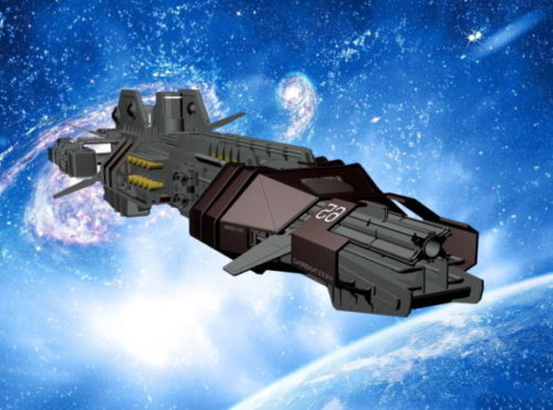Sci-fi Thunder Spaceship