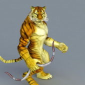 Tiger Archer With Bow | Animals