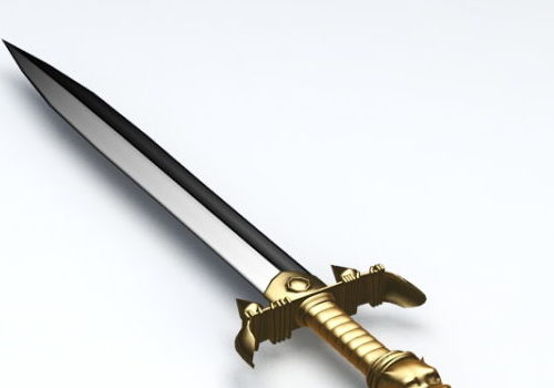 Weapon Sword Tiger Head