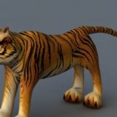 Realistic Tiger Rigged