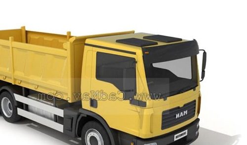 Yellow Tilting Truck | Vehicles