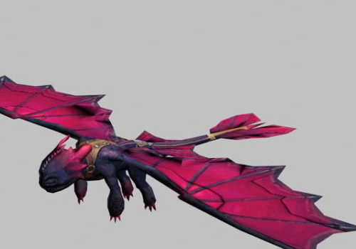 Gaming Red Dragon Flying
