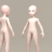 Toddler Boy Body Character