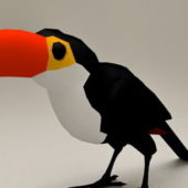 Lowpoly Toucan Parrot | Animals