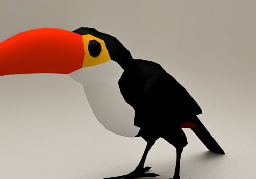 Lowpoly Toucan Parrot | Animals