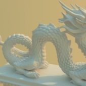 Chinese Dragon Statue