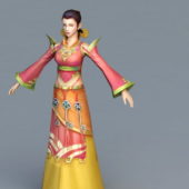 Traditional Character Korean Woman