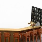 Classic Wood Bar Counter | Furniture