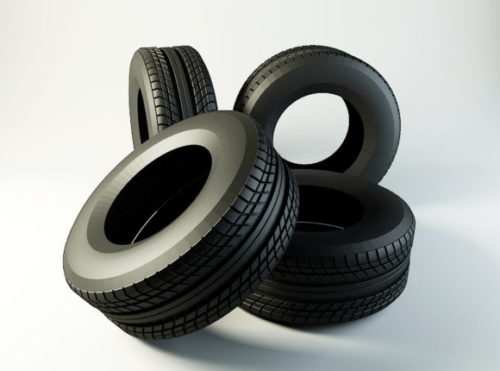 Truck Tires Stack