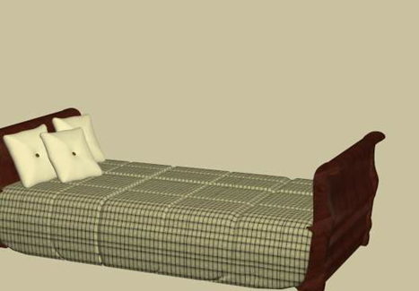 Furniture Twin Sleigh Bed