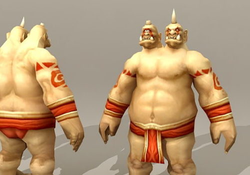 Character Two Headed Ogre