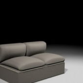 Two Cushion Couch Furniture