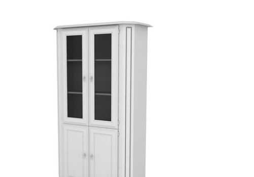 Side Two Doors Armoire Cabinet Furniture