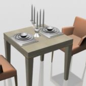 Two Seater Dining Chair Table Set | Furniture