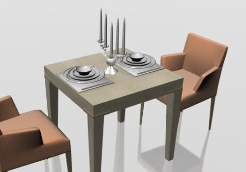 Two Seater Dining Chair Table Set | Furniture