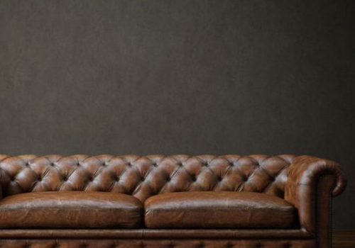 Two Seater Chesterfield Leather Sofa | Furniture