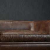 Sofa Two-seater Leather Loveseat | Furniture