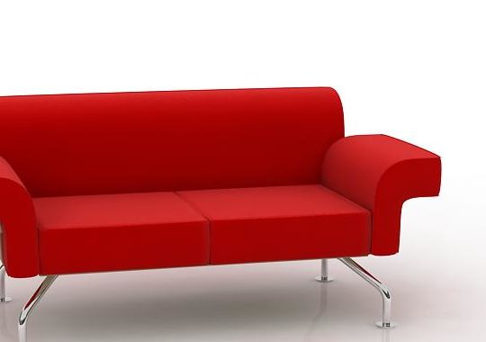 Two-seater Red Sofa | Furniture