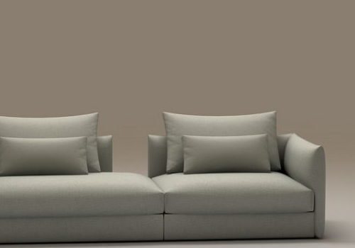 Living Room Two-seater Upholstered Sofa | Furniture