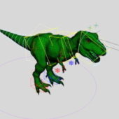 Tyrannosaurus Rex Dinosaur Rigged