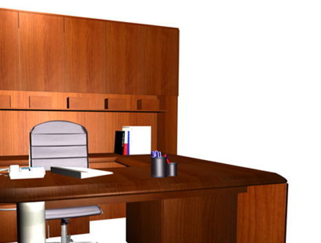 Office U Shaped Executive Desk Sets